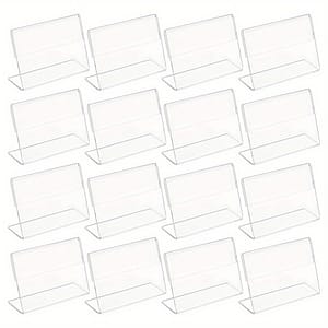 40pcs Label Holder L-shpaed Clear Acrylic Price Tag Name Card Label Display Holder For Supermarket Shop Retail Store Business, Industry & Science Shop Online at Dubai Trades 2