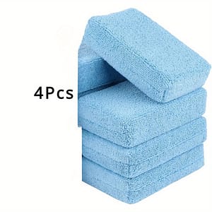 4/8pcs Microfiber Applicator Pads, Car Wash Sponge, Premium Microfiber Sponge And Cleaning Pads, Effortless Wax, Sealant, And Conditioner Application Manual Sanding Products Shop Online at Dubai Trades