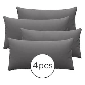 4pcs, 100% Microfiber, Solid Color Mated Cloth, Bedroom, Pillowcase, Bedroom, Living Room, Sofa Universal Bedding Shop Online at Dubai Trades 2