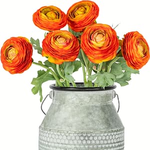 4pcs Artificial Ranunculus Flowers With Touch , Ranunculus Flowers, ‘s Day Home Wedding Vase Diy Decor Artificial Flowers Shop Online at Dubai Trades