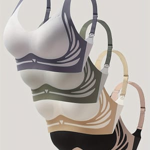 4pcs Color Wireless Bra, Sexy Comfy Push Up Bra, Women’s Lingerie & Underwear Bras Shop Online at Dubai Trades