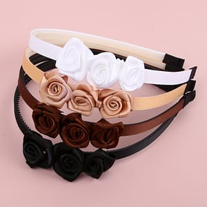 4pcs Simple Fabric Flower Headbands Cute Plastic Headbands Fashionable Flower Headbands Versatile Headbands Hair Accessories Accessories Shop Online at Dubai Trades