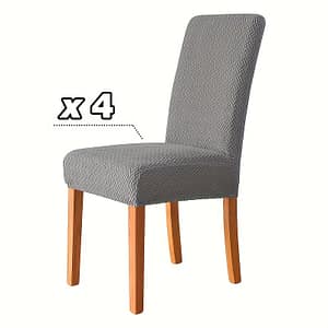 4pcs Stretch Jacquard Dining Chair Covers – Modern, Elastic Slipcovers For Home & Hotel Chairs, Machine Washable Chair Slipcovers Shop Online at Dubai Trades