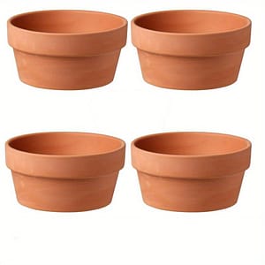 4pcs Terracotta Buld Pots 4.5″x2.3″ Flower Pots Clay Pottery Planter With Drainage Hole Cactus Succulent Plant Nursery Pots- Great For Plants,crafts Gardening & Lawn Care Shop Online at Dubai Trades