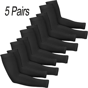 5 Pairs Cooling Arm Sleeves Sun Protection Arm Sleeves For Men＆women, Sun Sleeves For Cycling, Driving, Golf, Running Active Shop Online at Dubai Trades