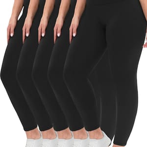 5- Size High-waisted Yoga Leggings For Women, Super Soft, Tummy Control, Non-see-through, Stretchy Pants For Workout, Running, And Cycling For Activewear Shop Online at Dubai Trades 2