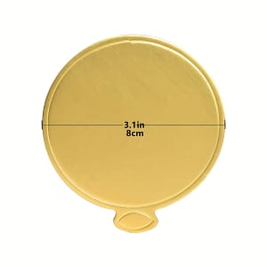 50/100pcs Round Golden Cardboard Mini Cake Base, Mousse Dessert Board Base, Disposable Cupcake Boards, For Wedding Birthday Party Displays Tray Bakeware Shop Online at Dubai Trades