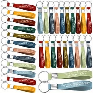 50pcs Inspirational Keychains Bulk Employee Appreciation Gifts Thank You Gifts Motivational Silicone Keychain Accessories Shop Online at Dubai Trades
