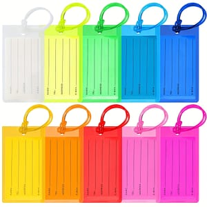 5/10pcs Luggage Tags, Colorful Flexible Travel Luggage Tags, Travel Bag & Baggage Id Label Tags, Travel Essentials (mixed Colors) Clothing, Shoes & Jewelry Shop Online at Dubai Trades