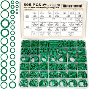595pcs Metric And Sae Air Conditioning O-ring Kit For Car Air Conditioning, Compressor And Professional Faucet Pipe Seal Repair Business, Industry & Science Shop Online at Dubai Trades 2