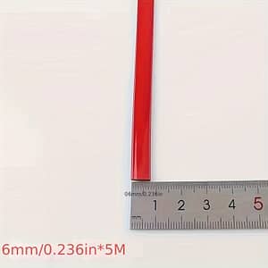 5m Diy Car Bumper Self-adhesive Red Decorative Strip Thickened Pvc Material To Prevent Body Scratches Decorate Car Accessory Automotive Shop Online at Dubai Trades
