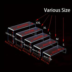 5pcs Acrylic Display Stands Set, Elegant Plastic Pastry Racks For Wedding, Business Gathering, , Multi-scene Dessert Stand, Practical & Stylish Storage Shelves For Various Use Cupcake Stands Shop Online at Dubai Trades