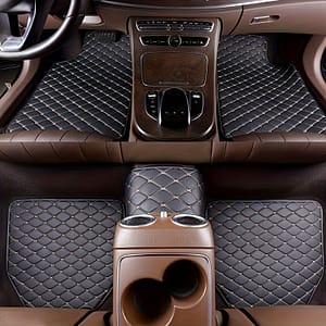 5pcs Car Floor Mats, Universal Waterproof Front & Rear Seats Floor Mats, Pu Leather Car Interior Accessories Christmas Gift Automotive Shop Online at Dubai Trades