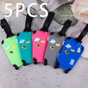 5pcs Hot Selling Pvc Luggage Tag Trolley Box Hanger Tag Luggage Bag Soft Luggage Tag Clothing, Shoes & Jewelry Shop Online at Dubai Trades