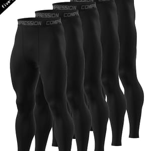 5pcs Men’s High-performance Leggings – Breathable, Quick-dry, Stretchy Polyester/elastane , Soft & For Running, Gym, Sports & Training – Red, Workout Leggings Clothing Shop Online at Dubai Trades