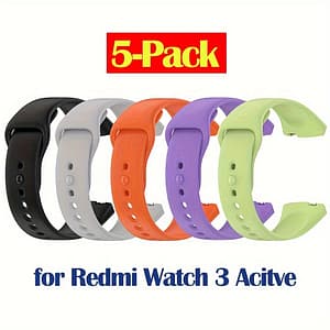 5pcs Mixing Colors Watch 3 Compatible With Silicone Strap For Watch 3 Active Band Bracelet For Watch 3 Active Wristband Accessories Shop Online at Dubai Trades