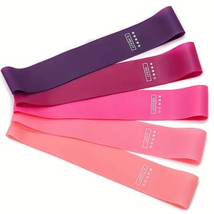 5pcs/set Portable Resistance Band Set, Elastic Bands For Yoga Weight Training & Sports Exercise & Fitness Shop Online at Dubai Trades