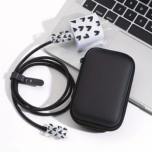 6-piece Data Cable Organizer Set For 20w Fast Charging, Tpu Protective Cases And Cord Management Kit With Cable Clips And Cord Holder Accessories Shop Online at Dubai Trades