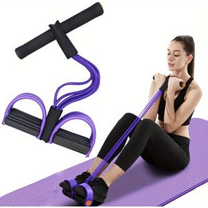 6-tube Yoga Resistance Band – Multifunctional Tension Rope For Full Body Workout, Abdomen/waist/arm/leg Slimming & Stretching, Natural Fitness Equipment Exercise & Fitness Shop Online at Dubai Trades