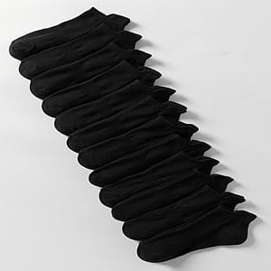 6/10/12/40/48 Pairs Of Plain Plain Color Without Pattern All- Anti-slip Non-slip Heel All- Sweat Absorbent Anti-odor Women’s Short Socks Accessories Shop Online at Dubai Trades