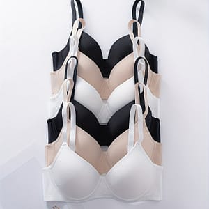 6pcs Elegant Solid Color Push Up Bra, High Support Non Removable Padding Strapless Underwear For Adult Ladies Bras Shop Online at Dubai Trades