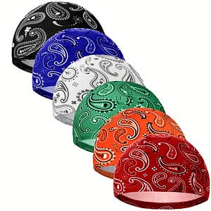 6pcs Men Cooling Cycling Cap – Skull Sweat Wicking Beanie Head Wrap Bicycle Cycling Running Hat Beanies Shop Online at Dubai Trades 2