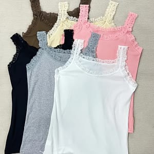 6pcs Set Of Suspenders Vest For Women, And Summer Fashion, Versatile Sleeveless Inner Top Camisoles & Tanks Shop Online at Dubai Trades