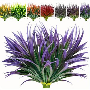 6pcs Uv- Artificial Plants – For Decor, For Patio & Porch, No Battery Needed, All- Home Artificial Flowers Shop Online at Dubai Trades 2