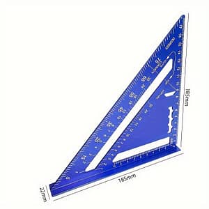 7-inch Metric British Aluminum Profile Black Oxidized Triangle Plate 45 Degrees Triangle Square Business, Industry & Science Shop Online at Dubai Trades