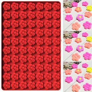 70-cavity Plum Silicone Mold For Chocolate, Candy, & Ice Cubes – Bpa-free, Red For Cake Decoration & Crafting, Chocolate Molds Bakeware Shop Online at Dubai Trades