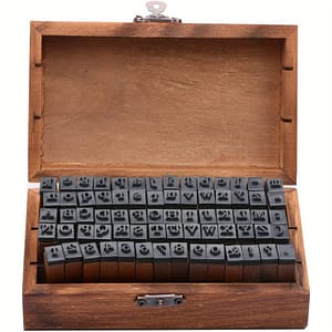 70pcs/set Diy Rubber Stamp Letters Alphabets, For Pottery Vintage Wooden Number And Letter Symbol Alphabet Mini Stamps For Clay Crafts, Card Making, Painting Art Supplies Arts, Crafts & Sewing Shop Online at Dubai Trades