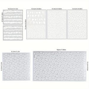 7pcs Resin Molds Water Ripple Texture Silicone Molds Polymer Clay Molds Cell Making Diy Ocean Resin Art Jewelry Craft Pendant Necklace Making (transparent) Arts, Crafts & Sewing Shop Online at Dubai Trades