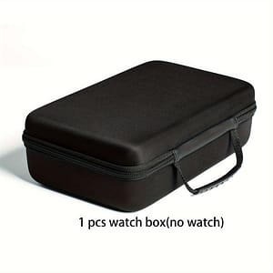8 Slots Watch Box, Watch Storage Organizer, Hardshell Watch Travel Case, Hold 8pcs, Men Women’s Watches, With Foam Padding, Handle, Jewelry Boxes Home & Kitchen Shop Online at Dubai Trades