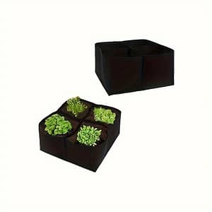 8-pocket Felt Garden Planter – Lightweight, Multi-compartment Seedling Bed For Indoor/outdoor Use, Ideal For Herbs & Lawn Care Gardening & Lawn Care Shop Online at Dubai Trades