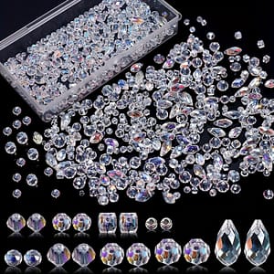 800pcs Beads For Jewelry Makingcrystal Glass Beads Rainbow For Jewelry Making Crafts Diy Necklace Bracelet Making Kit Beads Arts, Crafts & Sewing Shop Online at Dubai Trades
