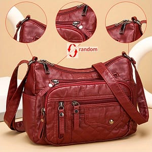 8108 Large Capacity Soft Bag Single Shoulder Crossbody Bag Flower Shape Random, Shoulder Strap Random, Pull Head Random Clothing, Shoes & Jewelry Shop Online at Dubai Trades