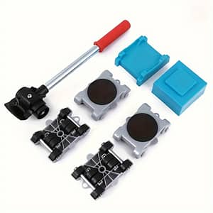 8pcs Furniture Dolly 4 Wheels Heavy Duty And Furniture Lifter, Furniture Mover Tool, 2200lbs Load, Appliances Roller For Heavy Objects, Washing Machine, Refrigerator Business, Industry & Science Shop Online at Dubai Trades