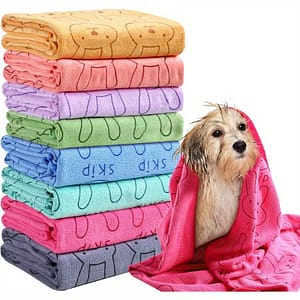 8pcs Microfiber Dog Towels – Quick-dry, Pet Grooming Towels With Bone Pattern – Ideal For Small To Large Bathing And Drying Dogs Shop Online at Dubai Trades