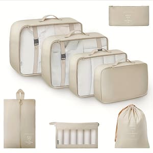 8pcs Travel Storage Luggage, Portable Luggage Sorting Travel Luggage Bag With Shoe Bag, Travel Accessories Clothing, Shoes & Jewelry Shop Online at Dubai Trades