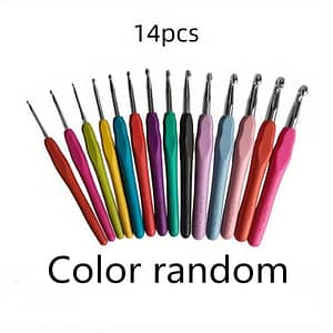 9/12/14pcs Crochet Hooks Set, Ergonomic Grip Colorful Soft Handles And Aluminum Crochet Hooks For Arthritis And Beginners Arts, Crafts & Sewing Shop Online at Dubai Trades