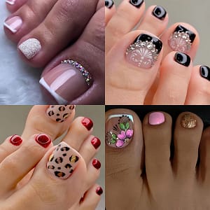 (96 Pieces), Short Rounded Square Press On Toenails, Combination Set For Spring And Summer, Pedicure Nail Art Full Cover False Toenails For Women Beauty & Personal Care Shop Online at Dubai Trades
