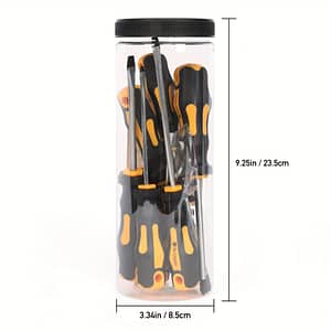 A 12pcs Set Of Magnetic Screwdrivers, Including 5 Phillips And 5 Flathead Screwdrivers With Professional Cushioned Handles, Plus Screwdrivers. Business, Industry & Science Shop Online at Dubai Trades