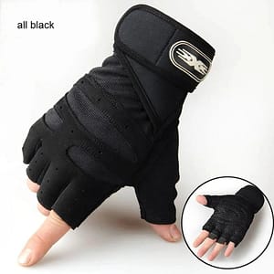 A Pair Of Gym Gloves For Men Women Fitness Weight Lifting Wristband Gloves Training Sports Exercise Cycling Glove Shockproof Accessories Shop Online at Dubai Trades