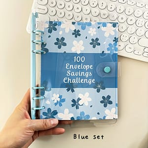 A5 Sakura100 Days Envelope Saving Challenge, Pockets Number Binders Refills,cash Budget Macaron Book Set Calendars, Planners & Personal Organizers Shop Online at Dubai Trades