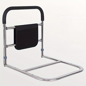 Adjustable Bed Assist Rail Handle – Stainless Steel Safety Bedside Handrail For Elderly, Fits 99% Of Beds Bed Safety Handles & Rails Shop Online at Dubai Trades 2