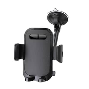 Adjustable Car Phone Holder With Long Arm Gooseneck – Universal Dashboard Mount, Strong Suction Cup, 360° Rotatable, For Iphone, , Pixel, Abs Material – Smartphone & Enhanced Grip Accessories Shop Online at Dubai Trades