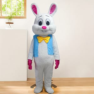Adult Easter Bunny Mascot Costume For Walking, Disguise, Cartoon Animal Rabbit Outfit For Festival Parties And Store Promotions. Clothing, Shoes & Jewelry Shop Online at Dubai Trades 2