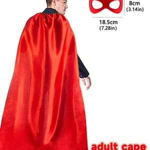 Adults Superhero-cape And Mask For Men Women – Masquerade Super Hero Dress-up Costume Party Favors S-xxl Clothing, Shoes & Jewelry Shop Online at Dubai Trades 2