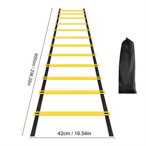 Agility Ladder With Storage Bag Speed Training Equipment With Storage Bag, Football Soccer Fitness Feet Training Training Ladder Agility Ladders Shop Online at Dubai Trades