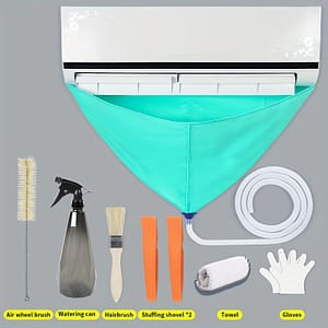 Pvc Air Conditioner Cleaning Cover Kit With Drain Hose, Waterproof Leakproof Ac Maintenance Cleaning Bag Set With Cleaning Tools And Accessories – No Battery Required Accessories Shop Online at Dubai Trades